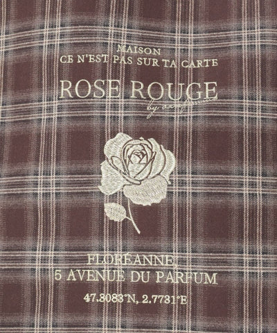 Vertical Check Pattern Tote