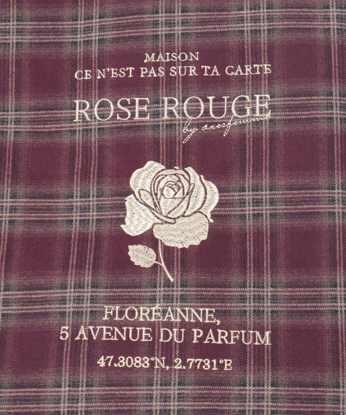 Vertical Check Pattern Tote