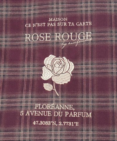 Vertical Check Pattern Tote