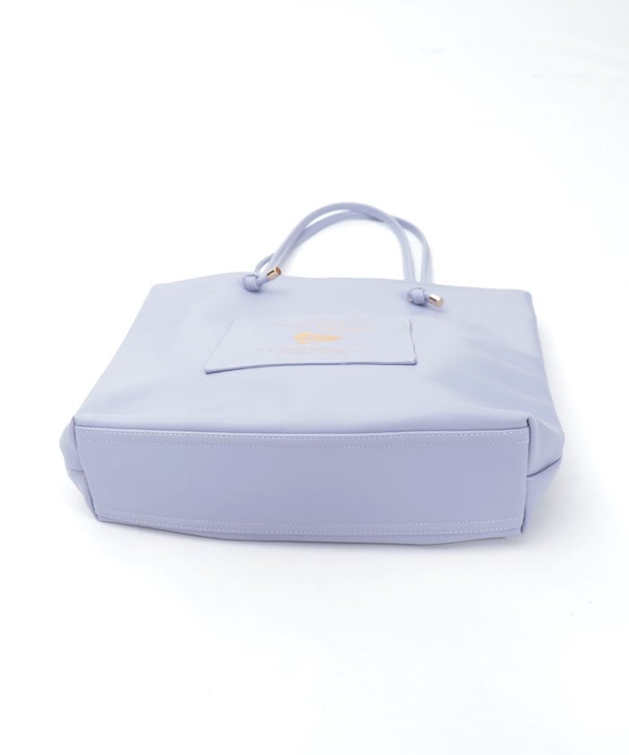 Vertical Faux Leather Tote