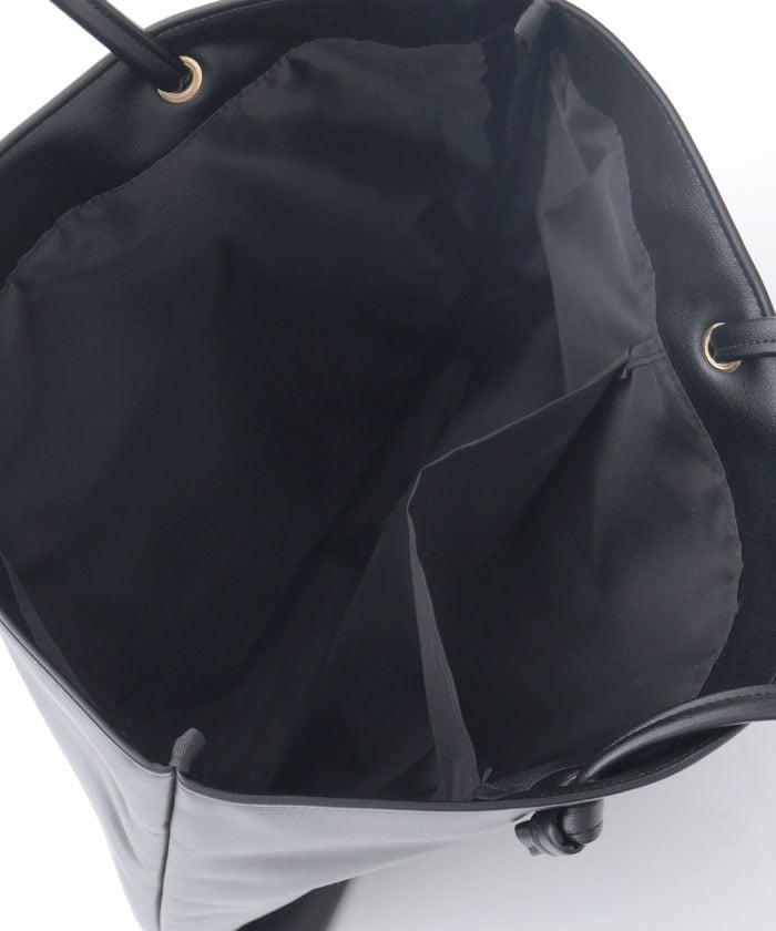 Vertical Faux Leather Tote