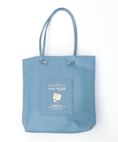 Vertical Faux Leather Tote