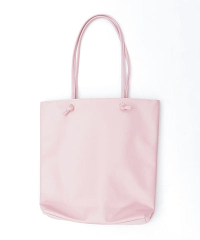 Vertical Faux Leather Tote