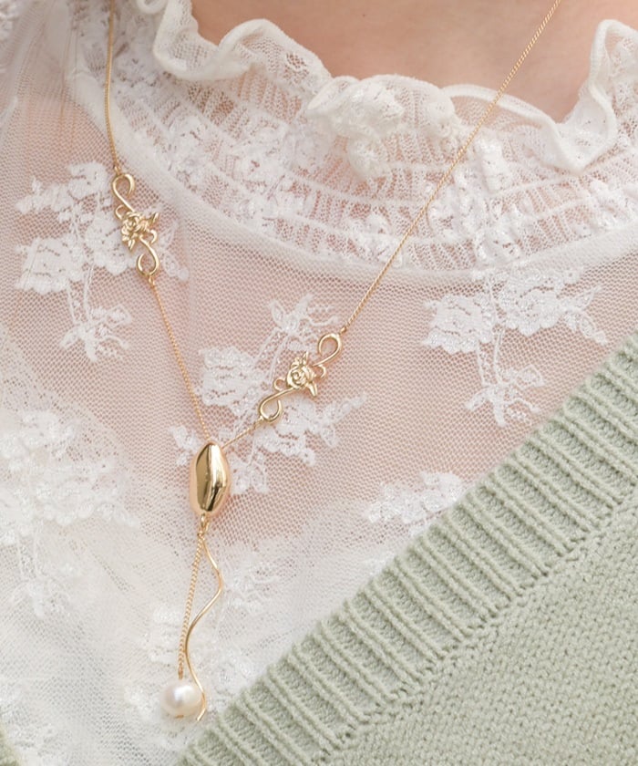 Sway Pearl Necklace – axes femme from JAPAN