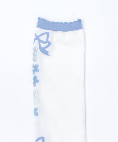 Flora Pearl Over-knee Socks