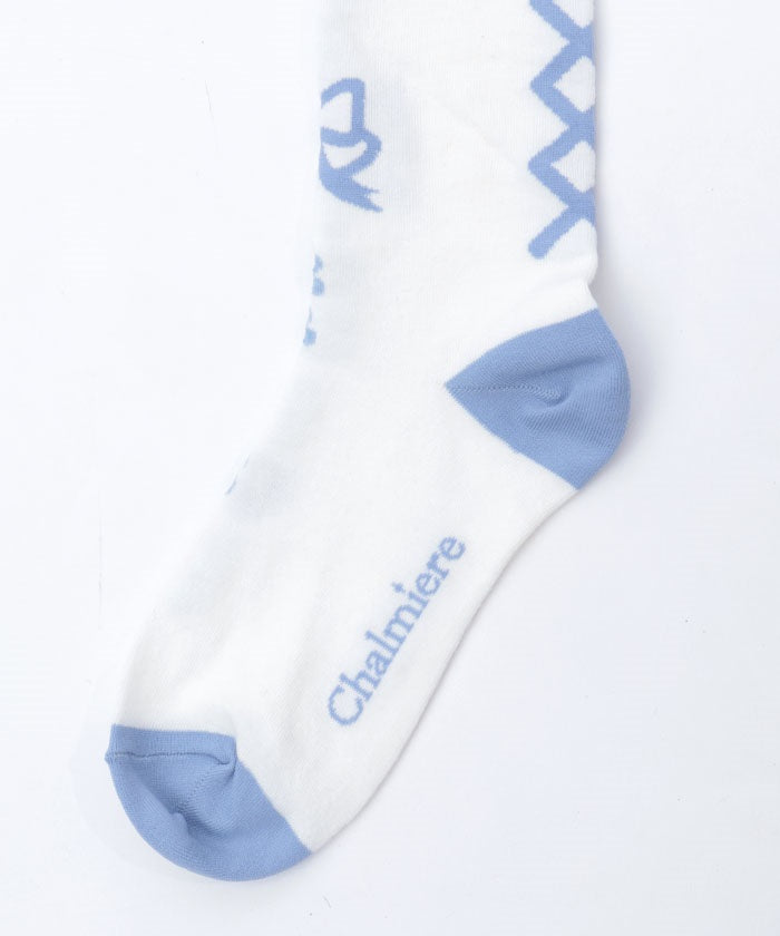 Flora Pearl Over-knee Socks