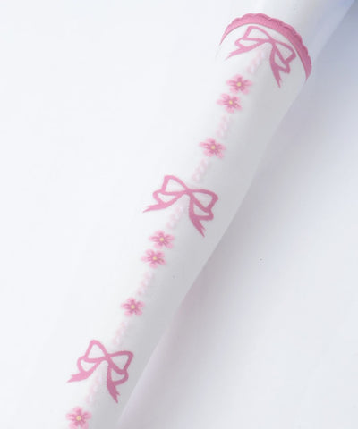 Flora Pearl Over-knee Socks