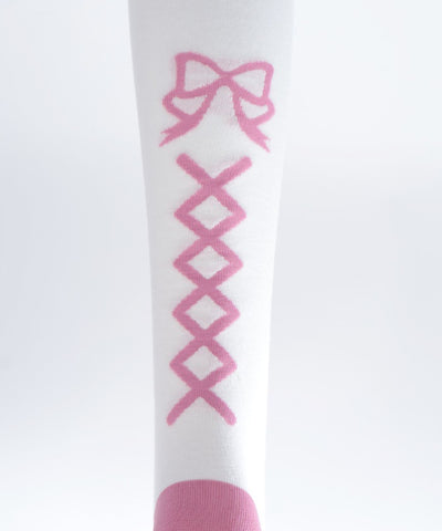 Flora Pearl Over-knee Socks