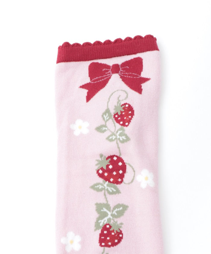 Strawberry Pattern Over-knee Socks