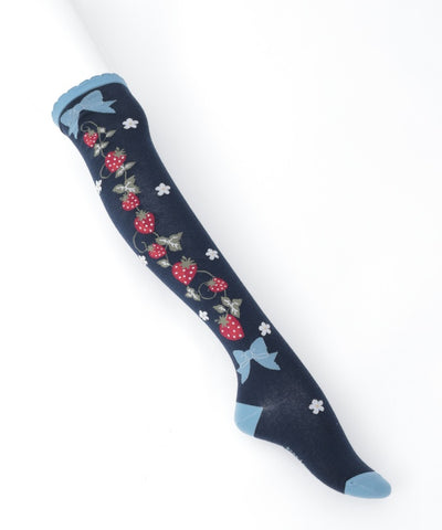 Strawberry Pattern Over-knee Socks