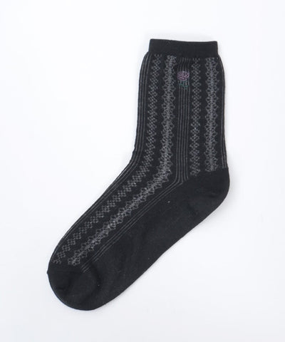 Rose Embroidery Openwork Socks (Pre-order)