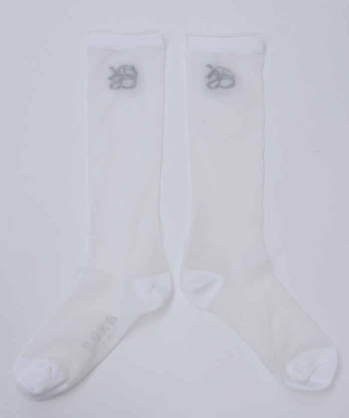 Logo Sheer High Socks (Pre-order)