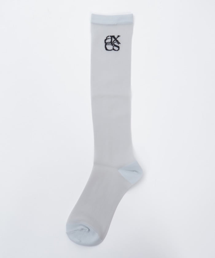 Logo Sheer High Socks (Pre-order)