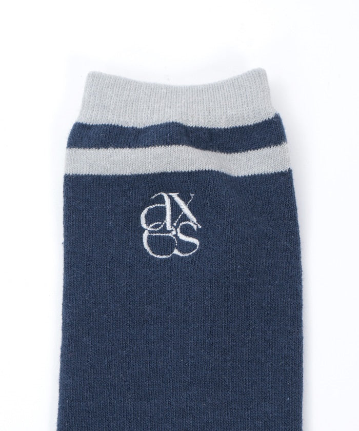 Logo Embroidery Line Socks (Pre-order)