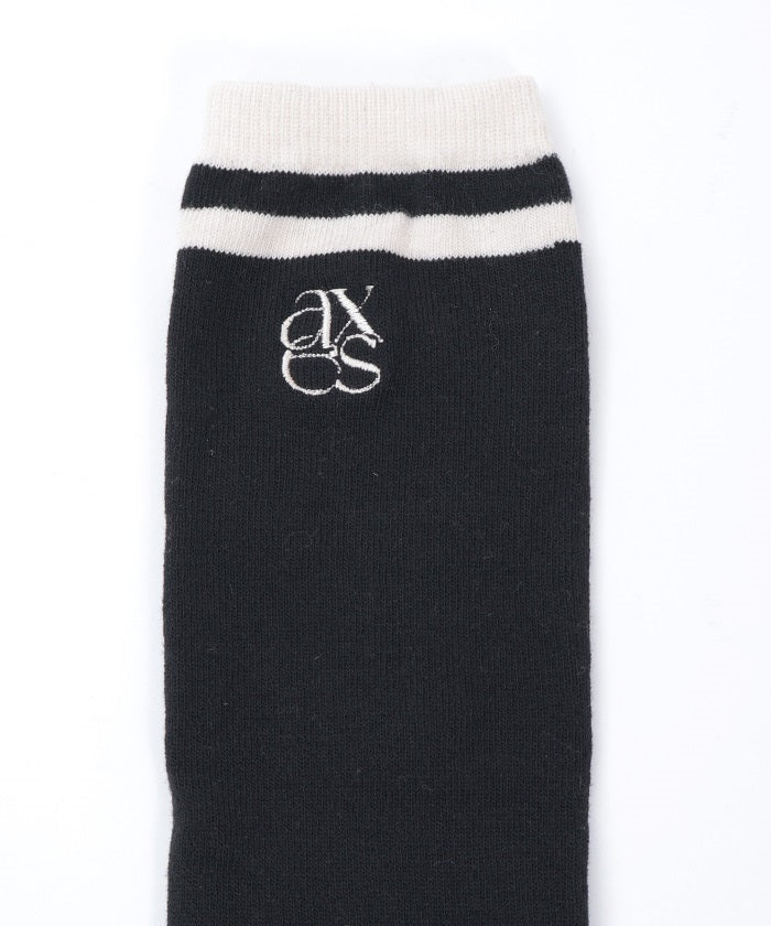 Logo Embroidery Line Socks (Pre-order)