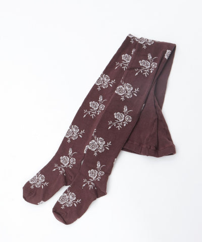 Random Rose Pattern Tights