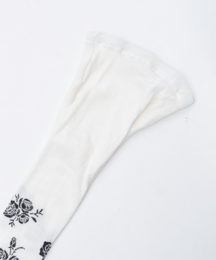 Random Rose Pattern Tights