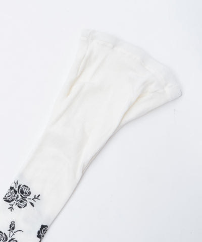 Random Rose Pattern Tights