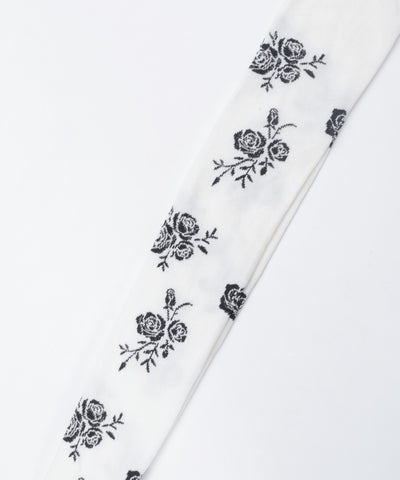 Random Rose Pattern Tights
