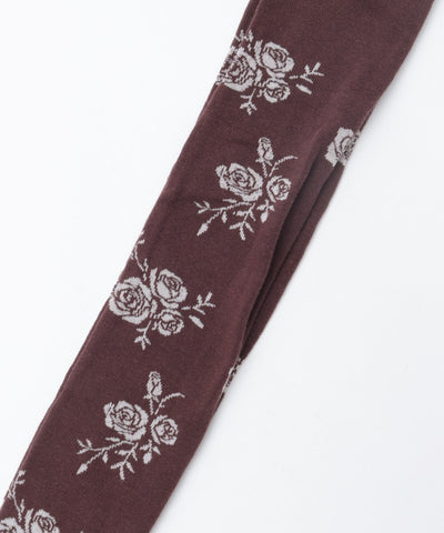 Random Rose Pattern Tights