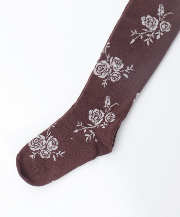 Random Rose Pattern Tights