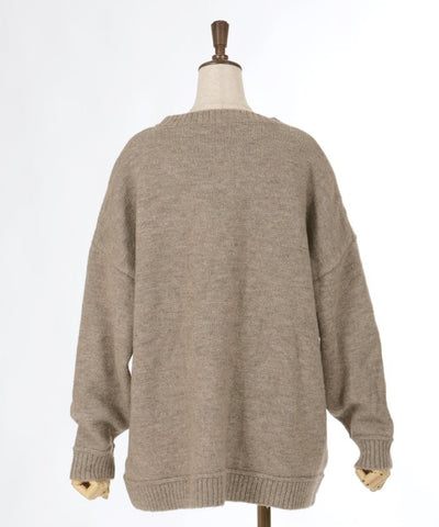 French Logo Jacquard Knit