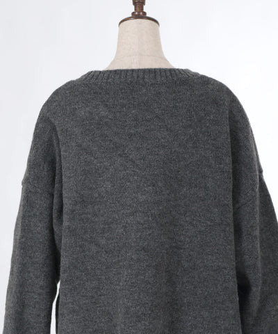 French Logo Jacquard Knit