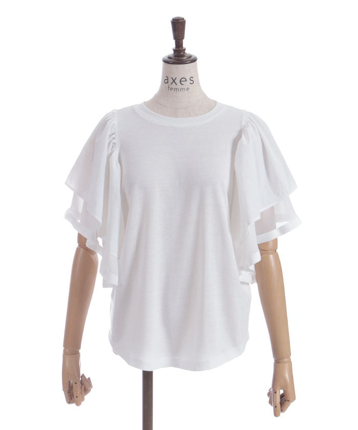 Flare Sleeve T-Shirt