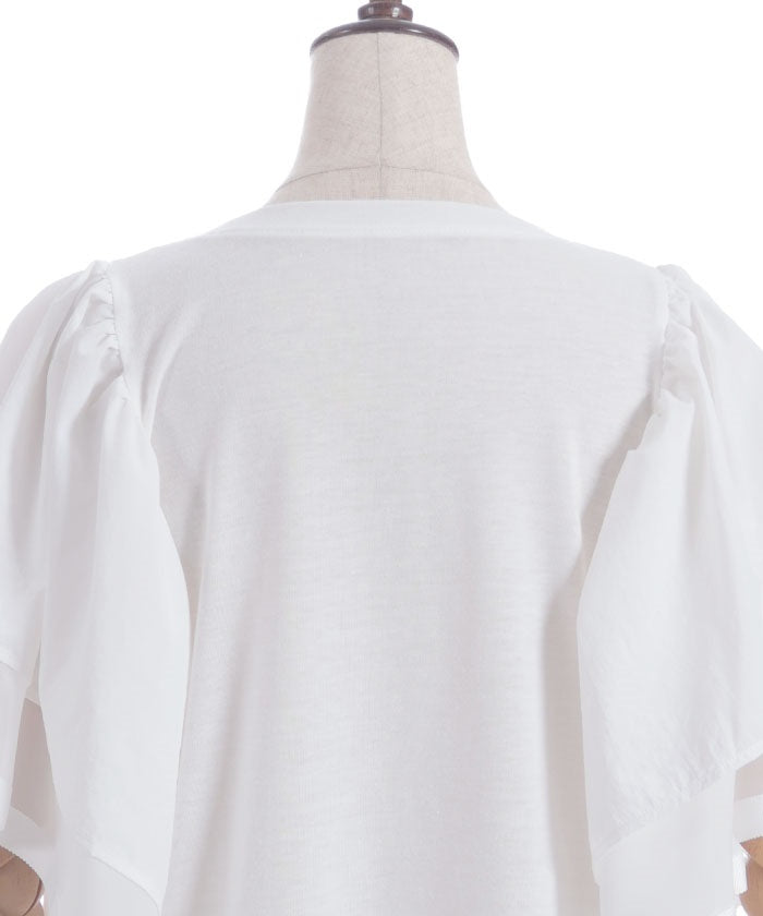 Flare Sleeve T-Shirt