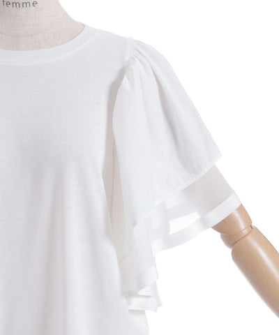 Flare Sleeve T-Shirt