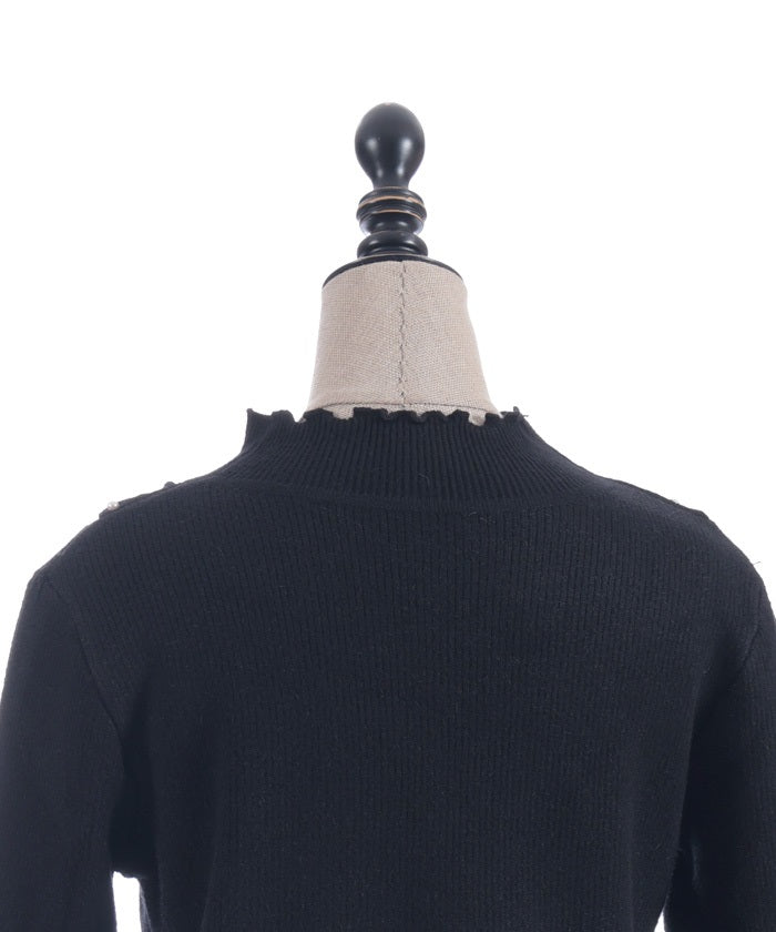 Brushed Boa Knit Top