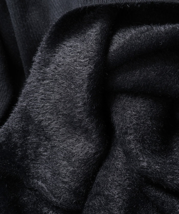 Brushed Boa Knit Top