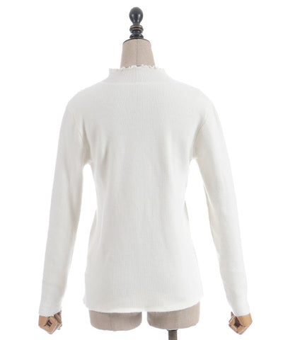 Brushed Boa Knit Top