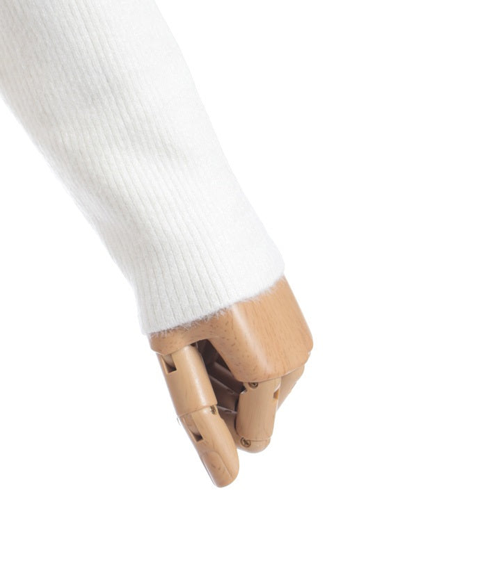 Brushed Boa Knit Top