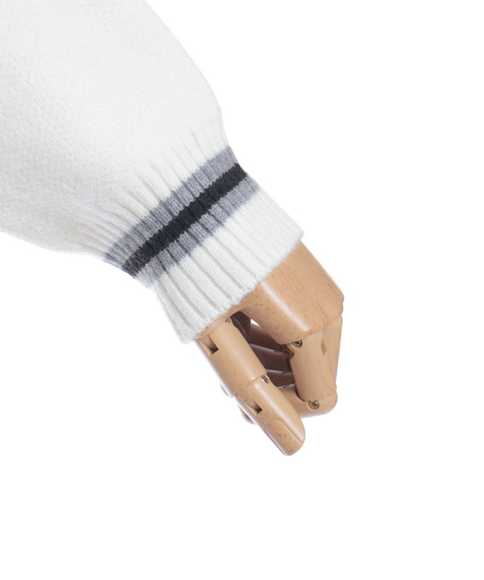 Denim Panel Cardigan