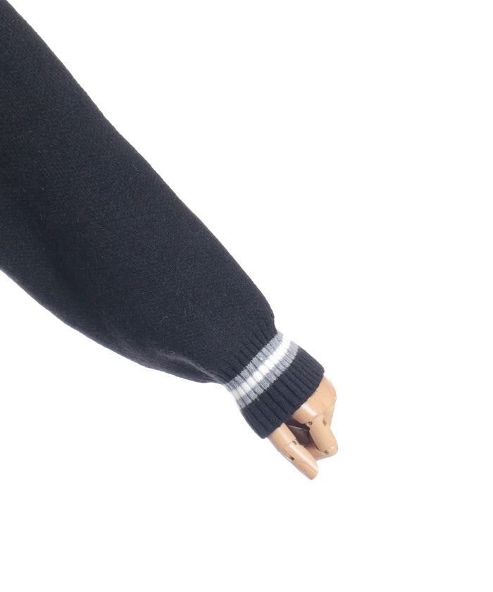 Denim Panel Cardigan