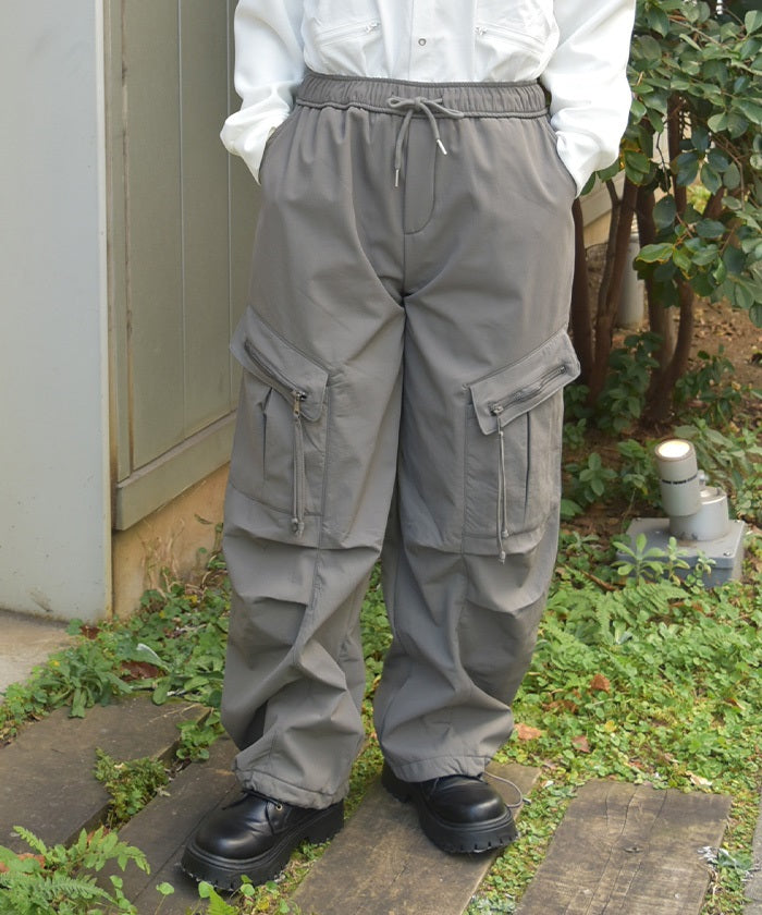 Brushed Boa Cargo Pants
