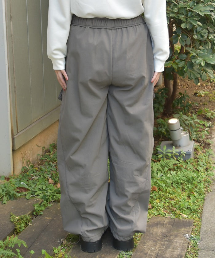 Brushed Boa Cargo Pants
