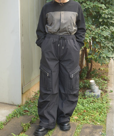 Brushed Boa Cargo Pants