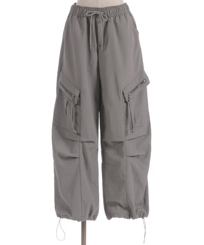 Brushed Boa Cargo Pants