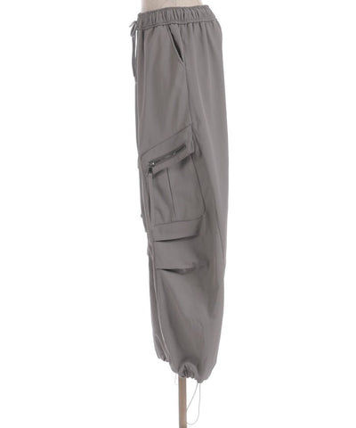 Brushed Boa Cargo Pants