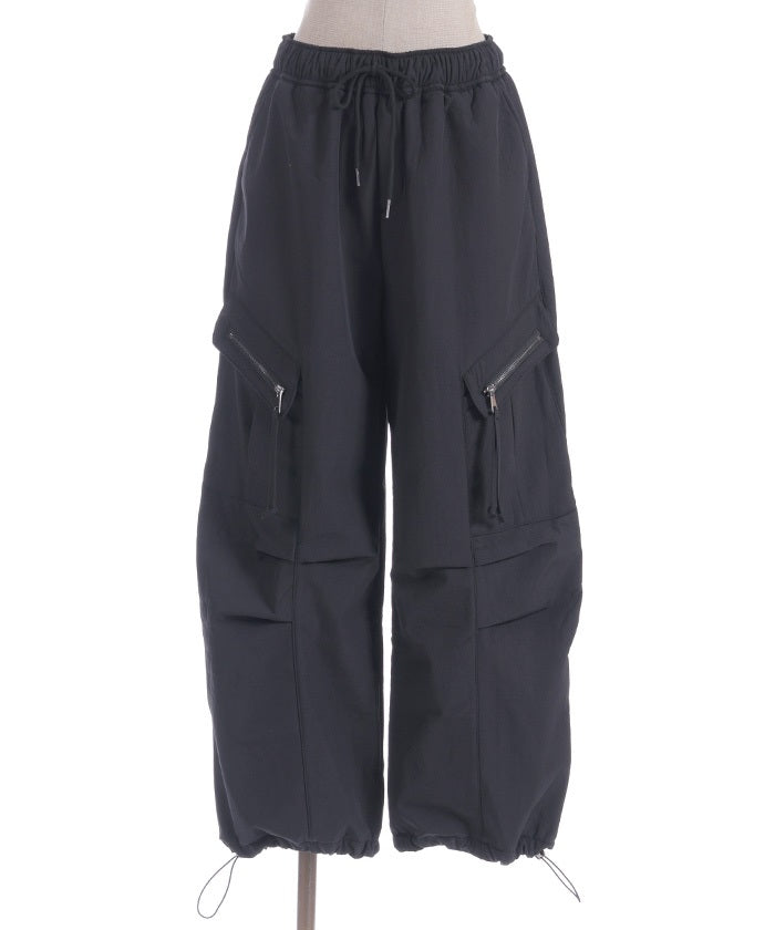 Brushed Boa Cargo Pants