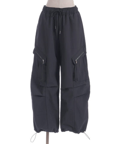 Brushed Boa Cargo Pants