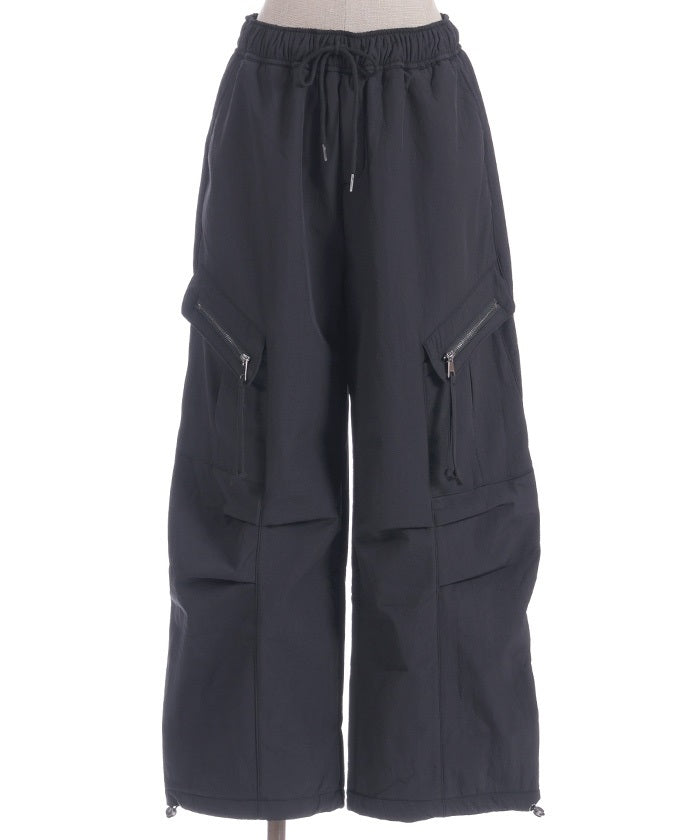 Brushed Boa Cargo Pants