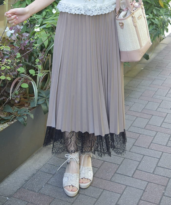 Reversible Pleated Skirt