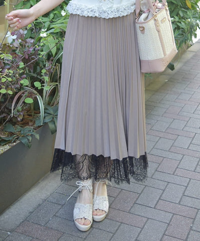 Reversible Pleated Skirt