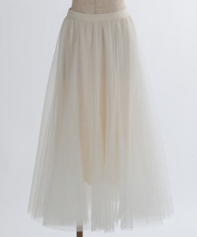 Long Tulle Skirt