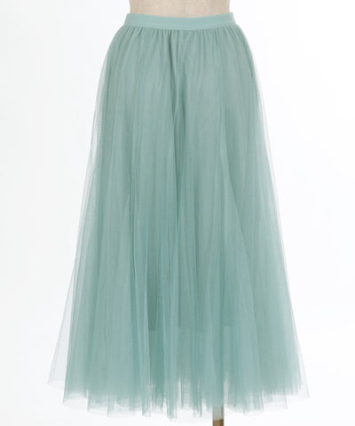 Long Tulle Skirt