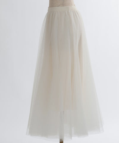 Long Tulle Skirt