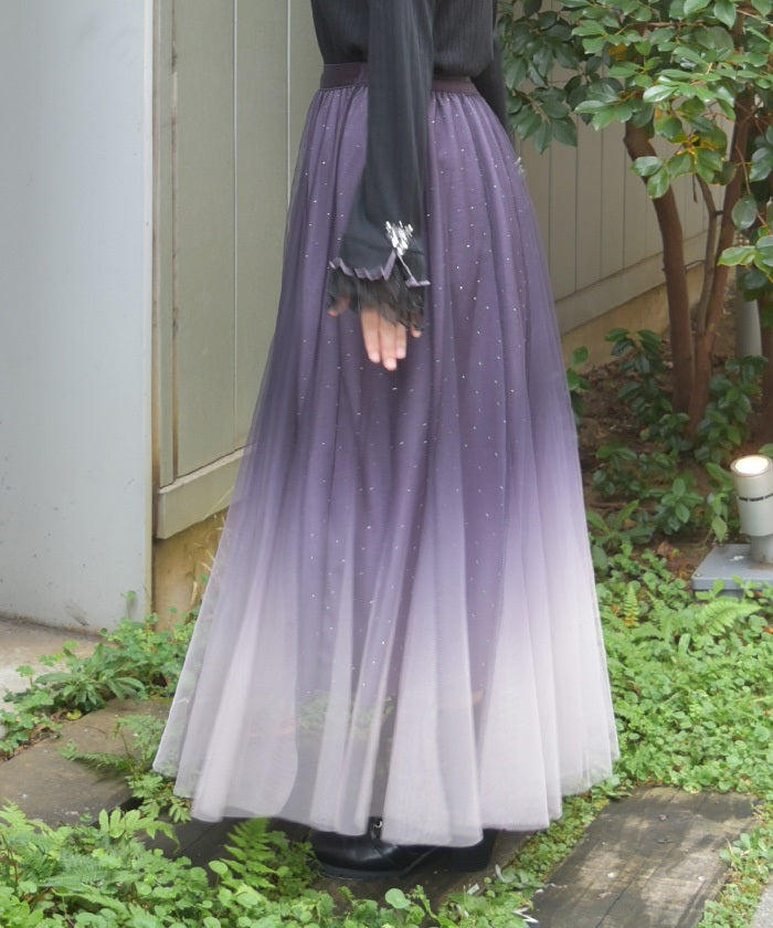 Tulle Lamé Skirt